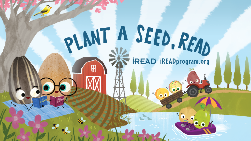 Plant a Seed, Read cover photo. Click link to read the Summer Reading Programs 2026 blog post.